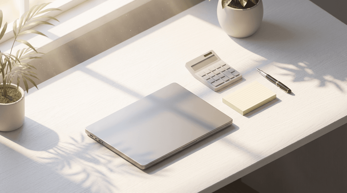 Written estimate with cleaning tools showing transparent pricing